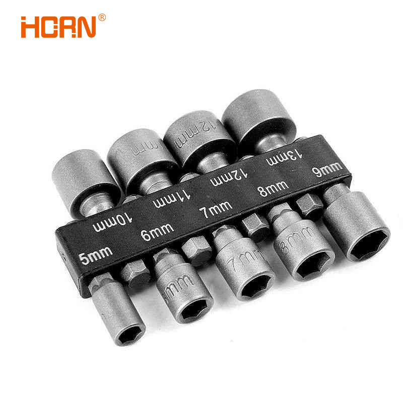 9 τεμ./Σετ Εξαγωνικές πρίζες Πρίζα κλειδιού ηλεκτρικό τρυπάνι Αξεσουάρ εργαλείου αυτόματης επισκευής πρόσκρουση επέκτασης & προσαρμογέας υποδοχής