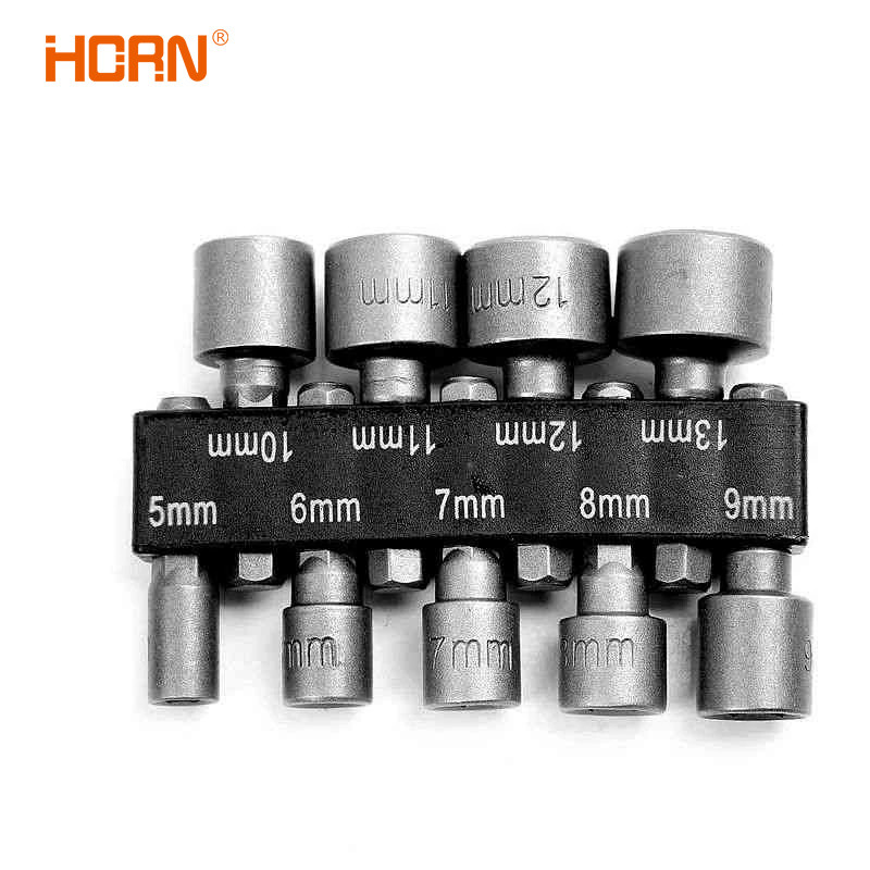 9 τεμ./Σετ Εξαγωνικές πρίζες Πρίζα κλειδιού ηλεκτρικό τρυπάνι Αξεσουάρ εργαλείου αυτόματης επισκευής πρόσκρουση επέκτασης & προσαρμογέας υποδοχής