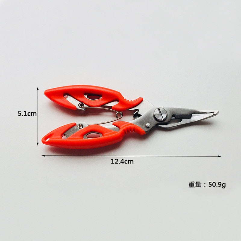 Split Ring Line Wire Multi Tool Control Fisherman Fish Plier māneklis ēsma Griezējs Atvēršanas piederumi Pinumi šķērveida leņķa āķa noņemšanai