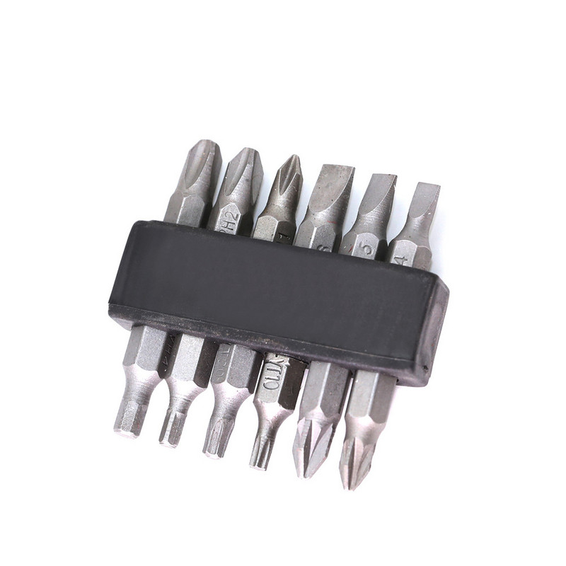 1/4" divu galviņu L formas mini ligzdas uzgriežņu atslēga, 6,35 mm skrūvgriežu uzgaļi, atslēgas palīgrīks un skrūvgriežu uzgaļu urbjmašīnu komplekts