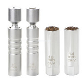 14/16 mm automašīnas remonta rīks aizdedzes svecei Kontaktligzdas atslēga Magnētiskā 12 Leņķis aizdedzes svecei noņemšanas rīks Plāna siena 3/8" Dri Dropship