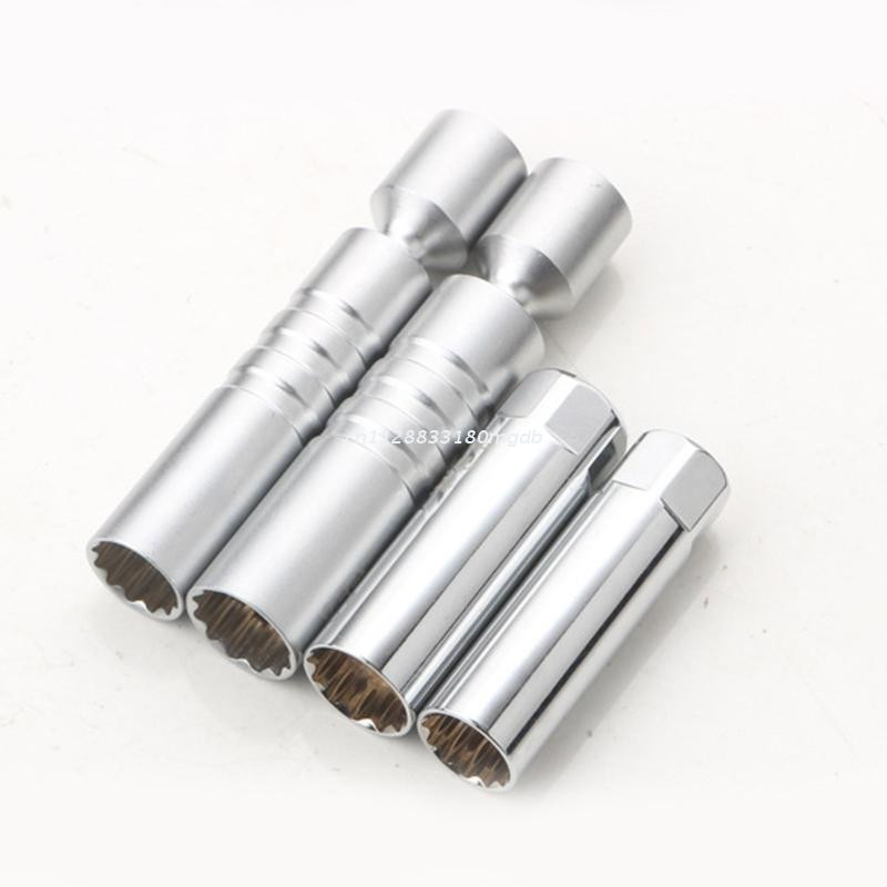 14/16 mm automašīnas remonta rīks aizdedzes svecei Kontaktligzdas atslēga Magnētiskā 12 Leņķis aizdedzes svecei noņemšanas rīks Plāna siena 3/8" Dri Dropship