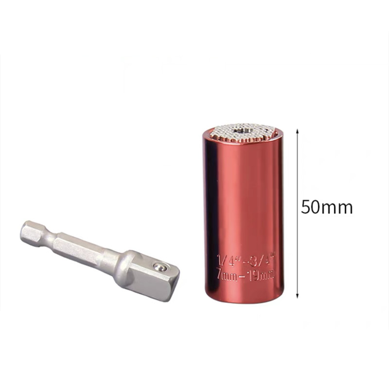 Univerzális hüvelyes, többfunkciós racsnis Magic átalakító dugókulcs háromrészes kombinált színes nyomatékkulcs 7-19 mm