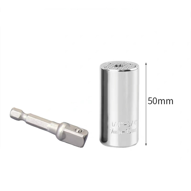 Univerzális hüvelyes, többfunkciós racsnis Magic átalakító dugókulcs háromrészes kombinált színes nyomatékkulcs 7-19 mm