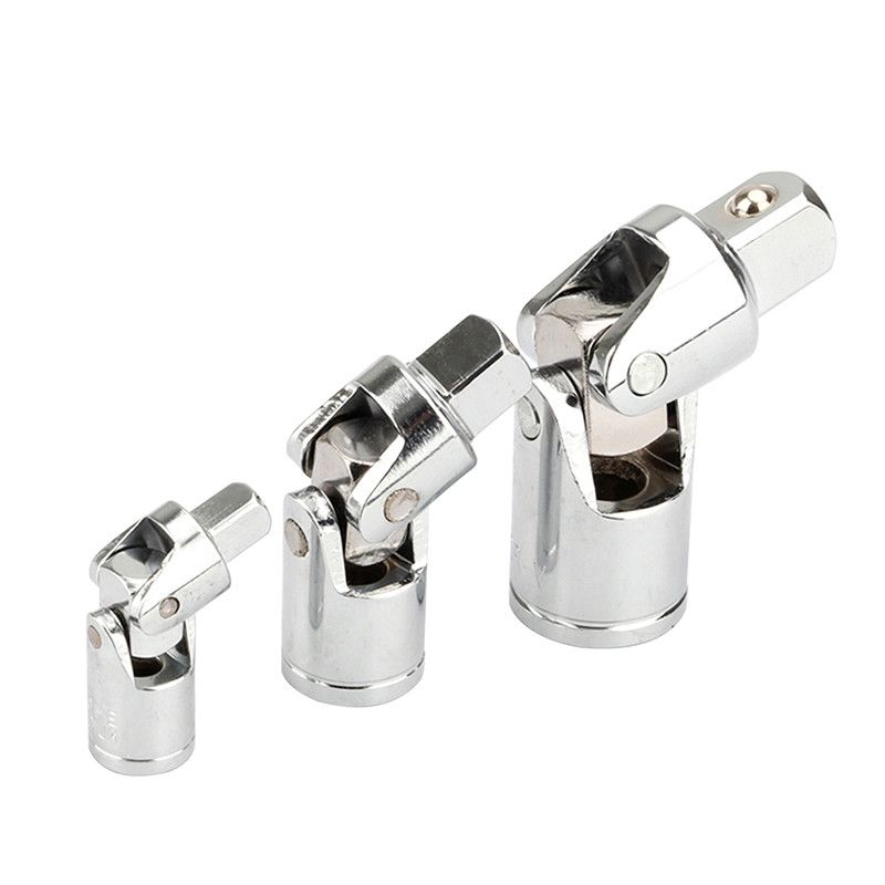 Univerzális csuklós csavarkulcs-aljzat-adapter Rugalmas kézi dugós ütőszerszám 1/4 3/8 1/2 hüvely hajlítható hosszabbítórúd-adapter