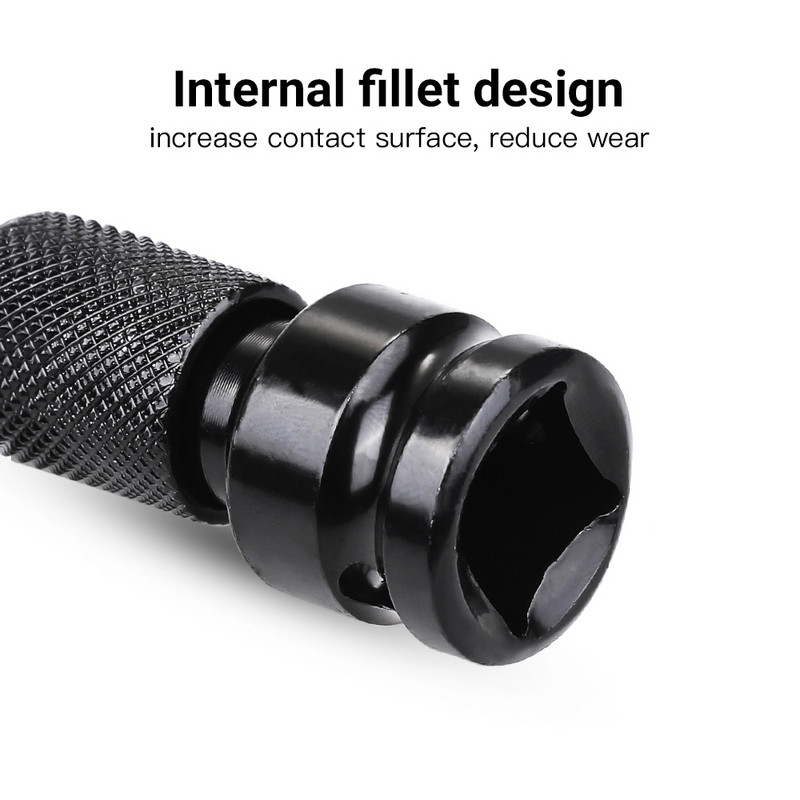 1/2 collas kvadrātveida līdz 1/4 collas sešstūra sprūdrata ligzdas triecienuzgriežņu atslēgas ligzdas komplekts Adaptera uzgriežņu atslēgas piedziņas pārveidotāja ātrās atbrīvošanas rīks