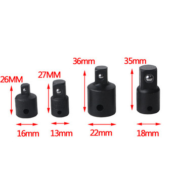 4 τεμ. Reducer SleeveAir Impact Craftsman Socket Wrench Adapter 1/4 3/8 1/2 Interconversion Joint Drive Socket Adapter