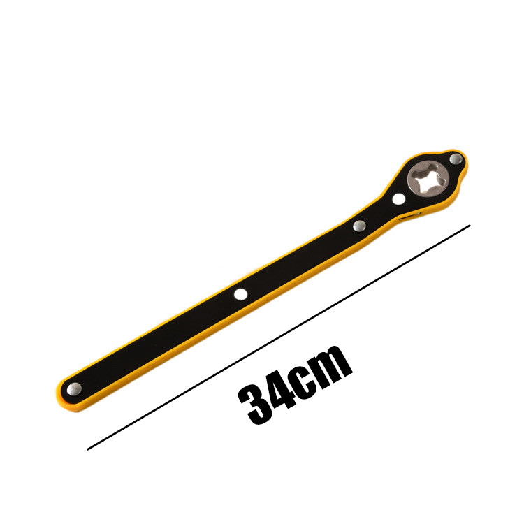 Autó Munkatakarékos csavarkulcs Ollós emelő Emelő Könnyű Joystick Szerszám 360 fokban forgatható fogantyú Szerszám Gumiabroncs csavarkulcs kereszt