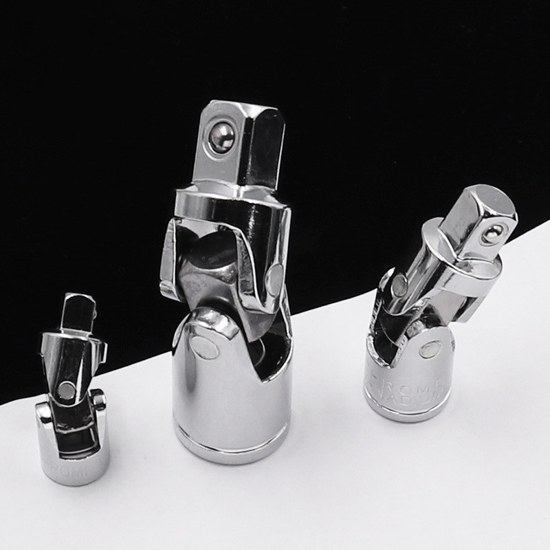 3 bucăți 1/4" 3/8" 1/2" set de articulații universale cu clichet unghi bară de prelungire mufa adaptor manual și pneumatic mufa adaptor îndoit