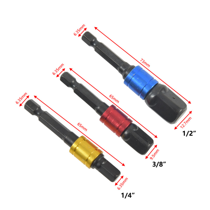 Κιτ προέκτασης στελέχους τρυπανιού 3 τεμ.