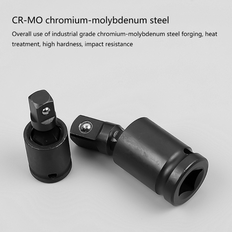 1/4" 3/8" 1/2" meghajtó univerzális ütközőcsukló Cr-Mo acél univerzális csuklóaljzat