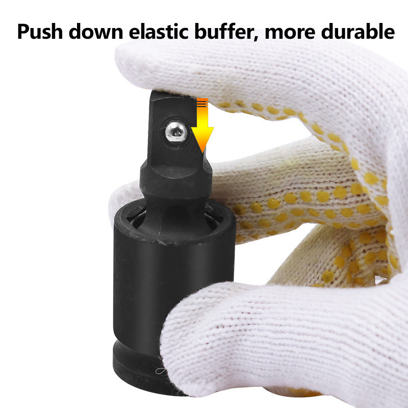 Universali jungtis pasukama 360 laipsnių U-jungtis chromo molibdeno plieno juodo fosfato apdaila, tinka rankiniam pneumatiniam veržliarakčiui