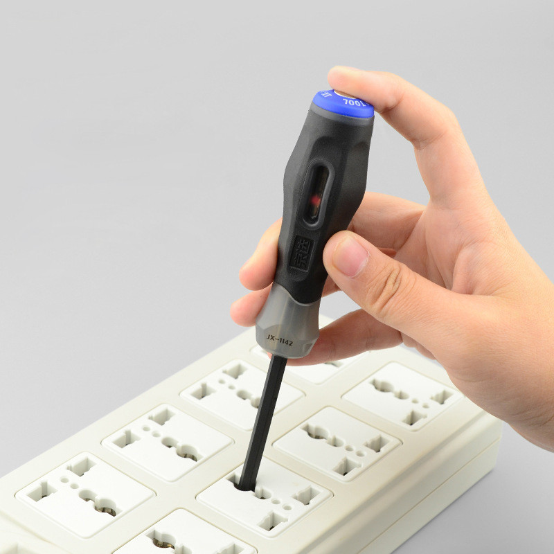 3 * 75 mm 100–500 V maiņstrāva divējāda lietojuma testa zīmulis CR-V elektrozonde Phillips/robots skrūvgriezis magnētiskais skrūvgriezis rokas instrumenti