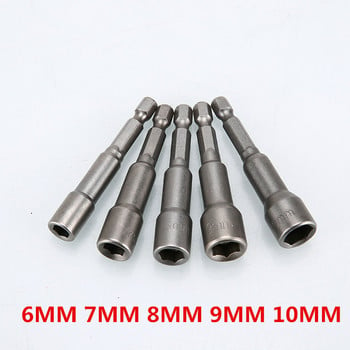 5/6/8/9Pcs 5mm-13mm Hex SocketS Μανίκια ακροφύσια Παξιμάδια οδηγού Σετ κατσαβιδιών Σετ Σετ μπιτς Schroevendraaier Σετ εργαλεία