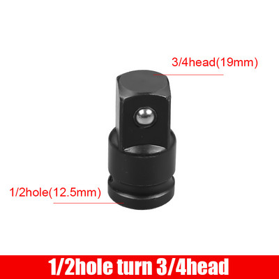 1/4 3/8 1/2 meghajtó aljzat adapter átalakító légütéscsökkentő kézműves dugókulcs adapter kéziszerszámkészlet javítószerszám