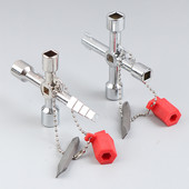 Višenamjenski 4 smjera unutarnji trokutasti nasadni ključ Ključ Vodoinstalater Ključevi Ručni alat