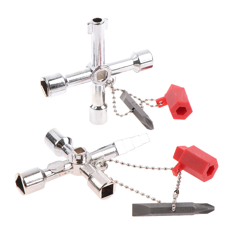 Višenamjenski 4 smjera unutarnji trokutasti nasadni ključ Ključ Vodoinstalater Ključevi Ručni alat