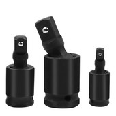 1/4" 3/8" 1/2" pneumatinių universalių jungčių rinkinys reketo kampo ilgintuvo strypo lizdo adapteris rankinis adapterio lizdas automatinio remonto įrankiai