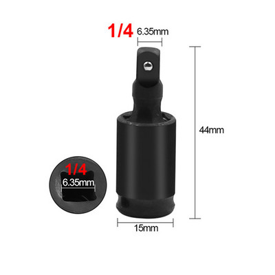 1/4" 3/8" 1/2" pneumatinių universalių jungčių rinkinys reketo kampo ilgintuvo strypo lizdo adapteris rankinis adapterio lizdas automatinio remonto įrankiai