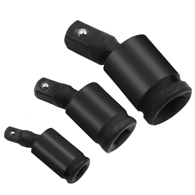 1/4" 3/8" 1/2" pneimatiskā universālā savienojuma komplekts, sprūdrata leņķa pagarinājuma stieņa ligzdas adapteris manuālais adaptera ligzda Automātiskā remonta instrumenti