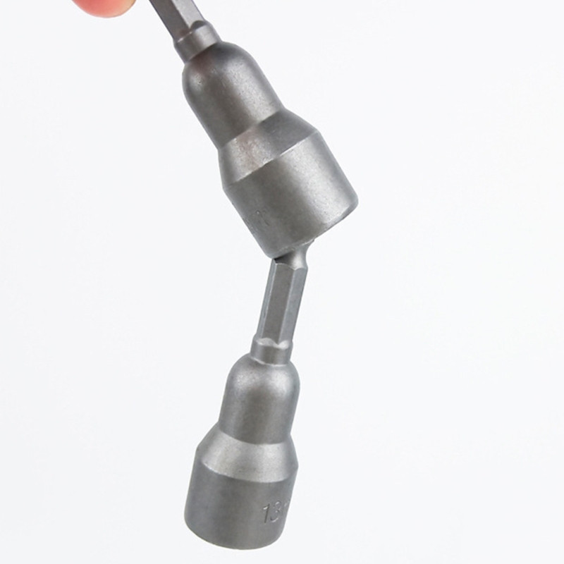 6gab/komplekts 6mm-14mm sešstūra ligzda uzmava Sprauslas Uzgriežņu piedziņas komplekts Strāvas uzgriežņi Vadītāja ligzda Skrūvgrieža komplekts Uzgaļu komplekti Instrumenti M4YD