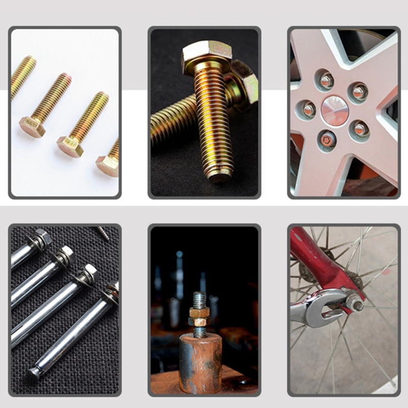 6gab/komplekts 6mm-14mm sešstūra ligzda uzmava Sprauslas Uzgriežņu piedziņas komplekts Strāvas uzgriežņi Vadītāja ligzda Skrūvgrieža komplekts Uzgaļu komplekti Instrumenti M4YD