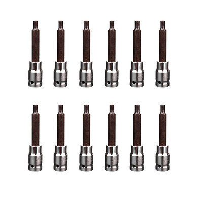 Cheie tubulară antirugină Rezistent la uzură H6 H8 H12 Unități profesionale Biți hexagonali Socluri 99 mm H6 0 13 kg