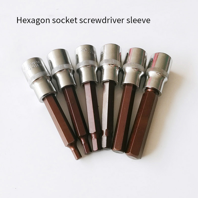 Cheie tubulară antirugină Rezistent la uzură H6 H8 H12 Unități profesionale Biți hexagonali Socluri 99 mm H6 0 13 kg