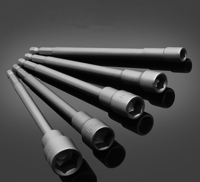 1 db 6 mm-19 mm-es meghosszabbítható hatlapfejű perselyes anyacsavar csavarozó fúrógépekhez ütvecsavarozók kézi fúrók szerszámok alkatrészek hossza 150 mm