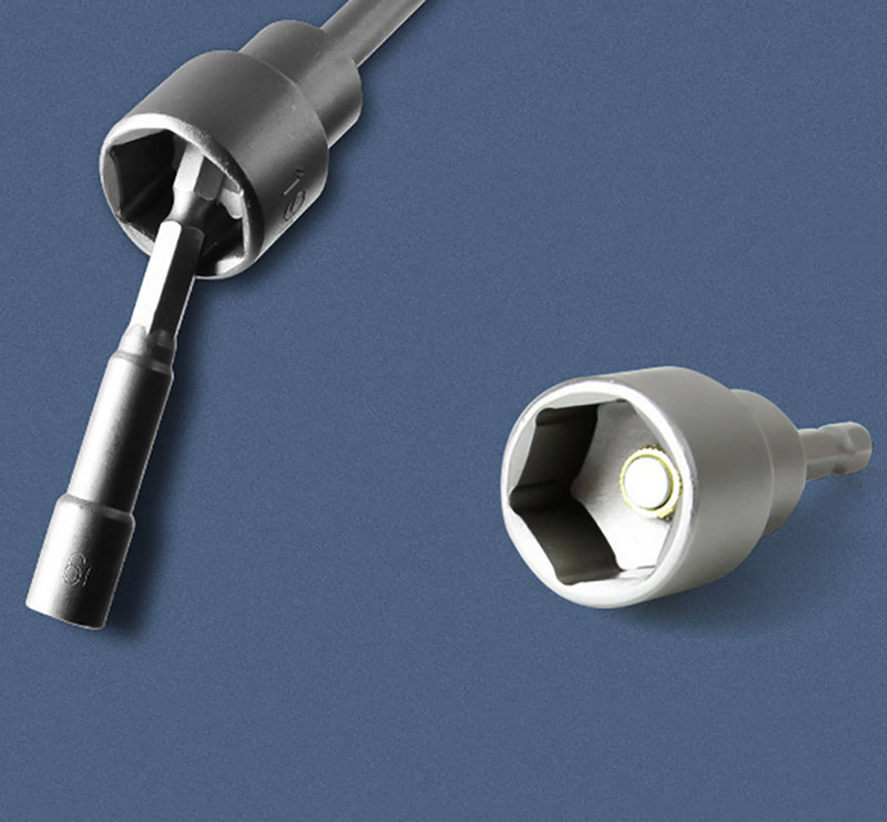 1 buc. 6mm-19mm Manșon cu mufă hexagonală Prelungire șurub piuliță pentru burghie electrice Șofer cu impact Mașină de găurit de mână Instrumente piese Lungime 150mm