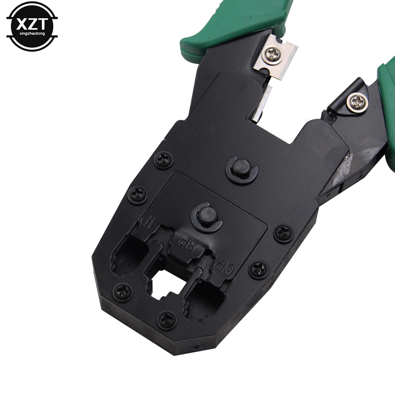 Nouă Ethernet RJ45 Crimper Stripper Network Cable Tool Tool Kit de clește Tester utp RJ11 RJ12 Cat5 Cat5e Conector 8P6P4P