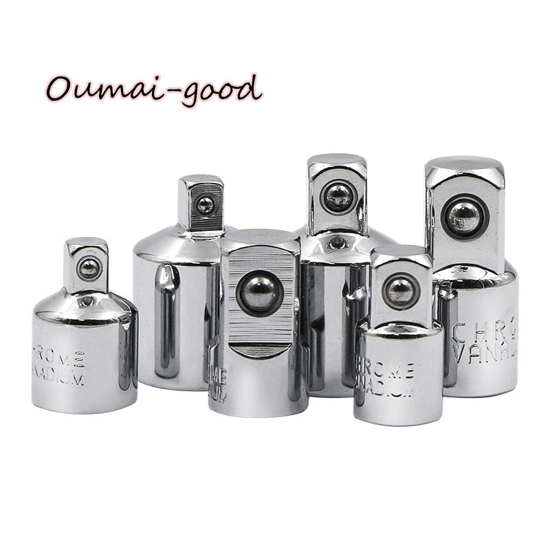 1db 1/4" 3/8" racsnis csavarkulcs adapter króm-vanádium acél hüvely adapter meghajtó aljzat átalakító csavarkulcs-hüvely csukló átalakító