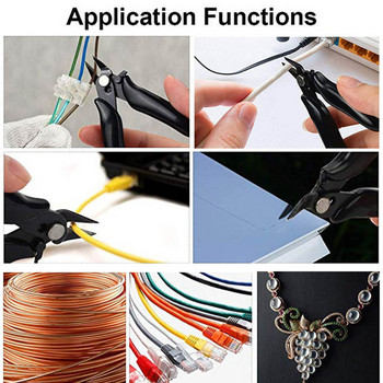 3,5-инчови резачки за електрически кабели Домашни режещи клещи Мултифункционални странични ножици Ръчни щипки от неръждаема стомана