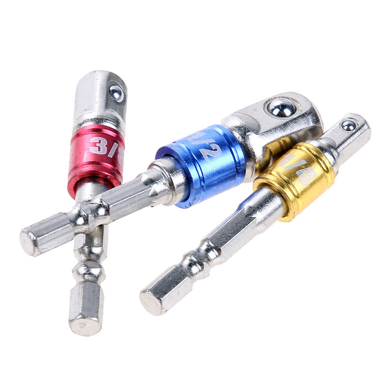 1/4 3/8 1/2 sešstūra uzgaļa ligzda 105 grādu leņķis skrūvgrieža ligzdas turētāja adapteris