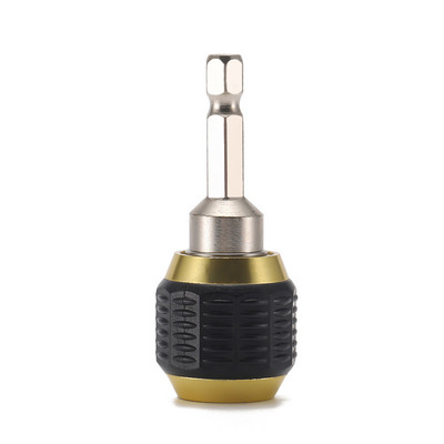Adaptor șurubelniță șurubelniță cu mandrină de găurit fără cheie de 60 mm Adaptor șurub șurub 1/4 inchi Instrument pentru burghiu cu tijă hexagonală Schimbare rapidă Instrumente adaptoare pentru convertizor