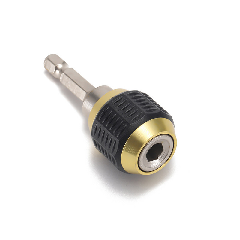 Adaptor șurubelniță șurubelniță cu mandrină de găurit fără cheie de 60 mm Adaptor șurub șurub 1/4 inchi Instrument pentru burghiu cu tijă hexagonală Schimbare rapidă Instrumente adaptoare pentru convertizor