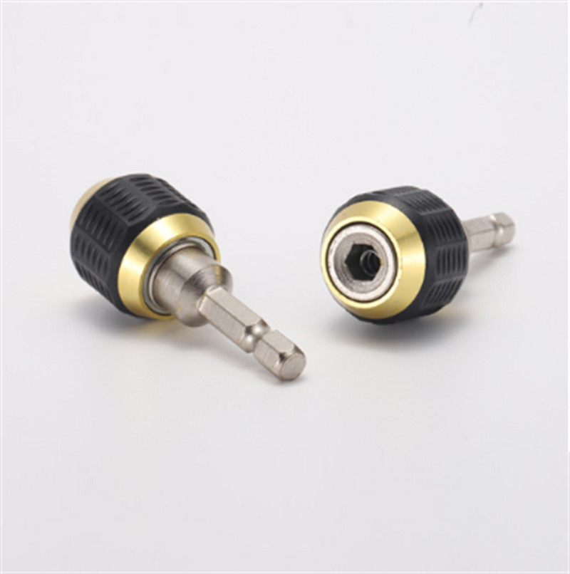 Adaptor șurubelniță șurubelniță cu mandrină de găurit fără cheie de 60 mm Adaptor șurub șurub 1/4 inchi Instrument pentru burghiu cu tijă hexagonală Schimbare rapidă Instrumente adaptoare pentru convertizor