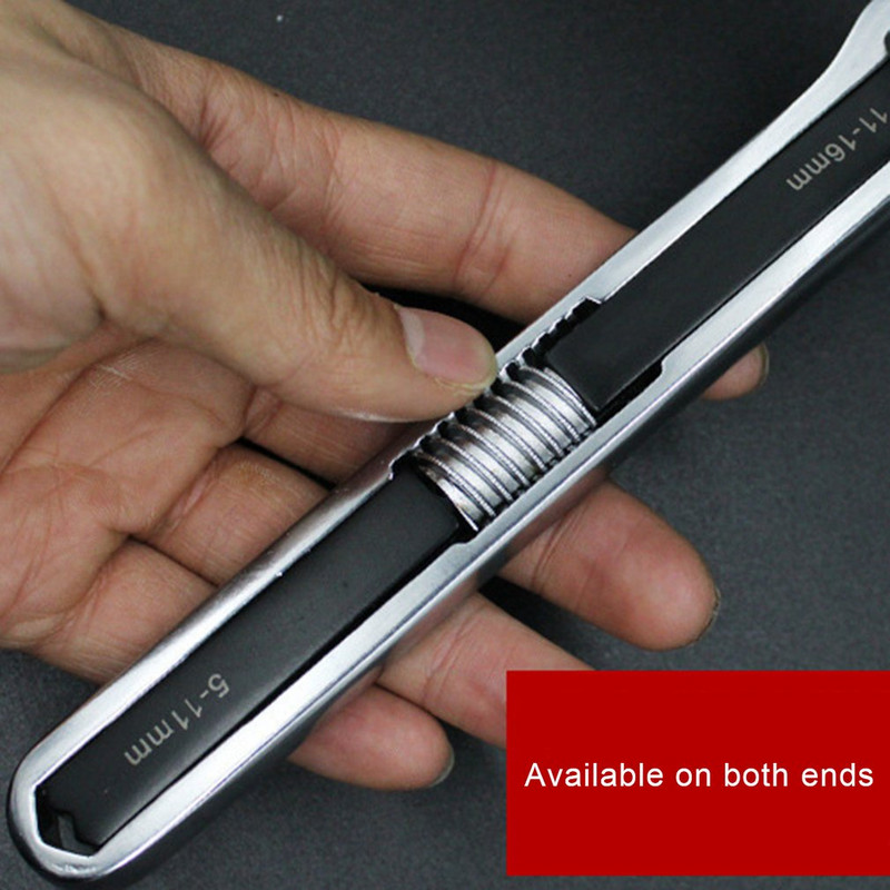 Täielik mutrivõti 24-ühes üldine reguleeritav universaalne mutrivõti mitme funktsiooniga autoparandustööriistad Kahe otsaga mutrivõtme remonditööriistad