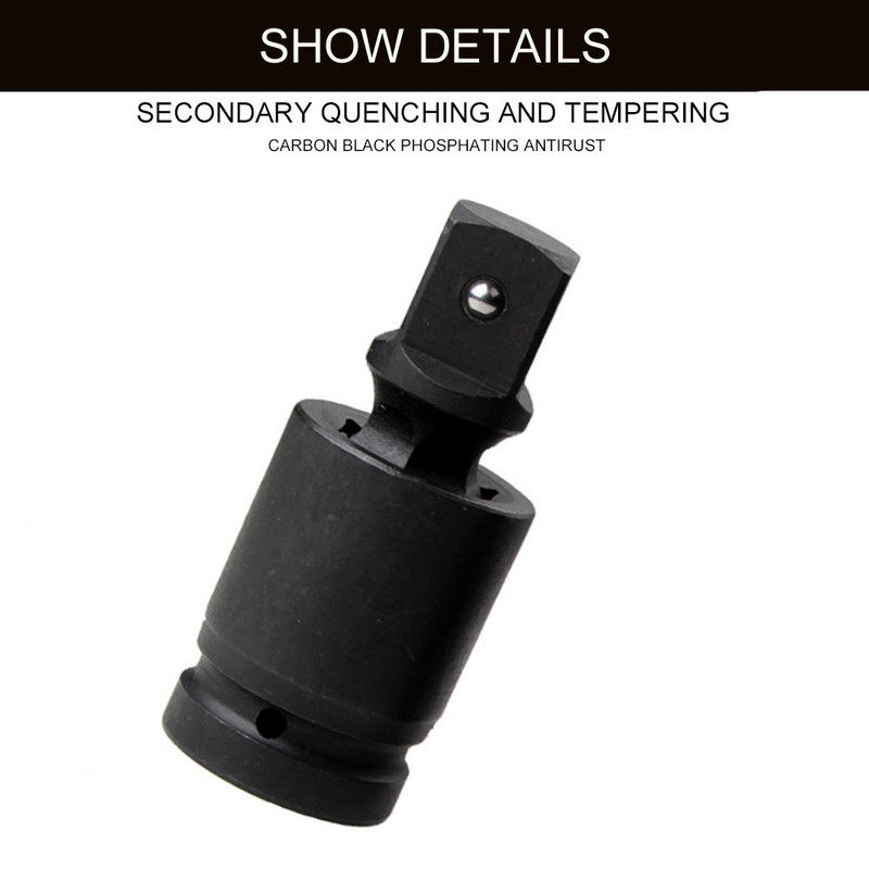 Prelungire cheie pneumatică Impact Articulație universală pivotantă Soclu oscilant Crom Moly Economie de muncă Adaptor de antrenare rezistent la rugină Durabil