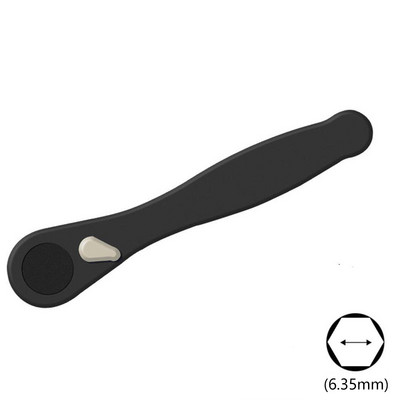 1db 1/4 hüvelykes racsnis villáskulcs acél belső imbuszkulcs gyorscsatlakozós racsnis villáskulcs villáskulcs Mikrokulcs kézi javítószerszámok barkácsolás