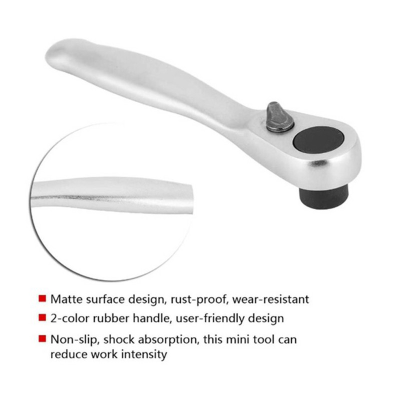 1db 1/4 hüvelykes racsnis villáskulcs acél belső imbuszkulcs gyorscsatlakozós racsnis villáskulcs villáskulcs Mikrokulcs kézi javítószerszámok barkácsolás