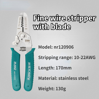 Augstas kvalitātes 7 collu manuālais vadu noņemšanas griezējs rokas instruments Stiepļu noņemšanas knaibles presēšanas automašīnas savienotāja skrūves kabeļa remonta piederumi