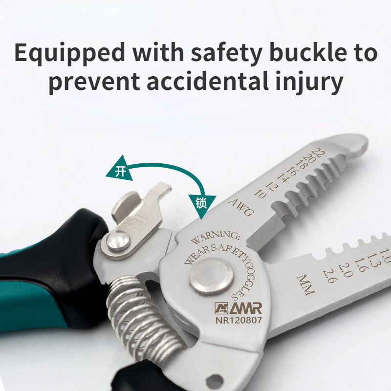 Augstas kvalitātes 7 collu manuālais vadu noņemšanas griezējs rokas instruments Stiepļu noņemšanas knaibles presēšanas automašīnas savienotāja skrūves kabeļa remonta piederumi