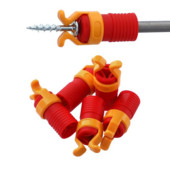 Jauns vispārējs plastmasas skrūvju turētāja skavas fiksācijas komplekts Skrūvju skrūvju turētāja uzgaļa fiksācijas uzmava Kokapstrādes instrumenti Universāli 6-8mm