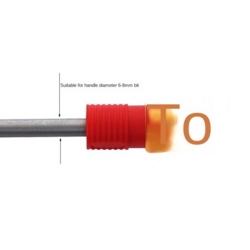 Нов универсален пластмасов държач за винтове Комплект за фиксиране на скоби Винтове Държач за винтове Фиксираща втулка за бита Инструменти за дървообработване Универсален за 6-8 mm