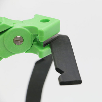 V-mouth инженерни пластмасови ленти ножици 90-градусова междина с прорези клещи каучукови ленти ножици запечатани под прав ъгъл скоба ръчни инструменти
