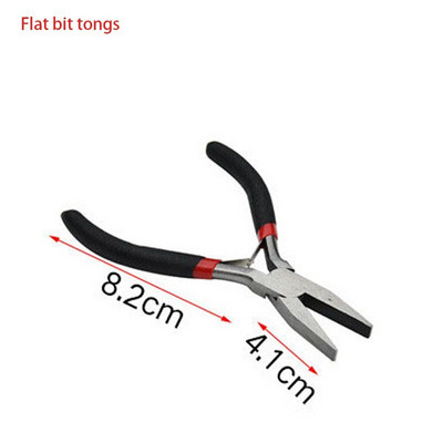 Mini átlós fogó kerek hajlított tű orrvágó kézi gyöngyfűző szigetelt fogó barkácsolás kis ékszer kéziszerszámokhoz