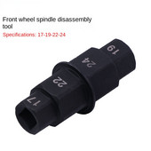 1 kom 17 19 22 24 mm šesterokutna osovina prednjeg stražnjeg kotača motocikla 17 19 22 24 mm šesterokutna osovina odvijača osovine Alat za uklanjanje osovine motocikla