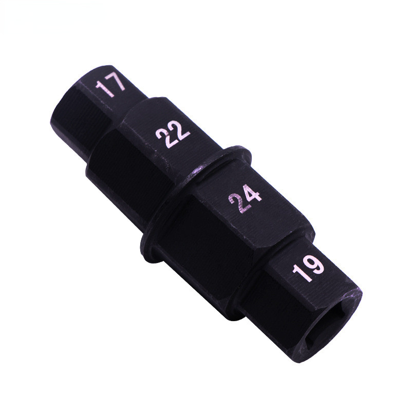 1 kom 17 19 22 24 mm šesterokutna osovina prednjeg stražnjeg kotača motocikla 17 19 22 24 mm šesterokutna osovina odvijača osovine Alat za uklanjanje osovine motocikla