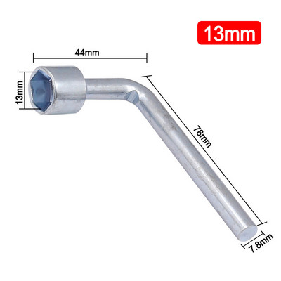 1 buc priză de capăt de țigară de tip L, în formă de 7, priză pentru cheie mică hexagonală externă, instrument de întreținere a automobile, 7/8/10/12/13/14mm